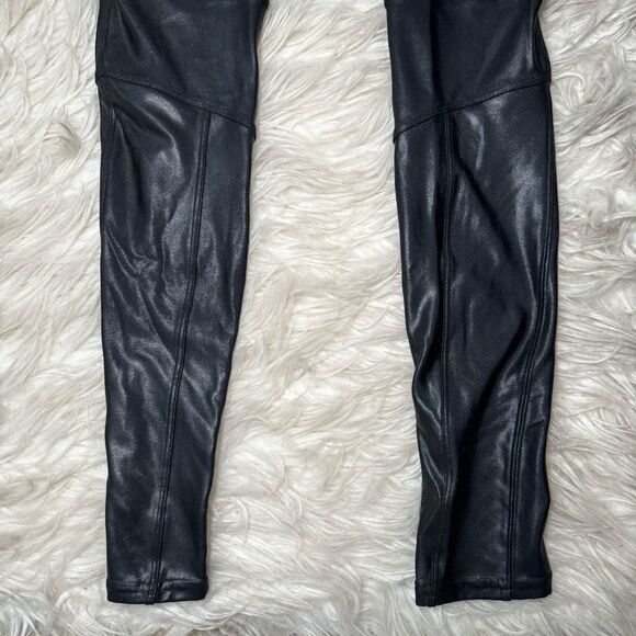 Spanx Faux Leather Moto Leggings - Picture 10 of 16